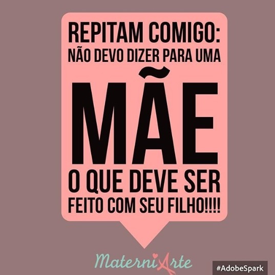 Deixem as mães em paz!